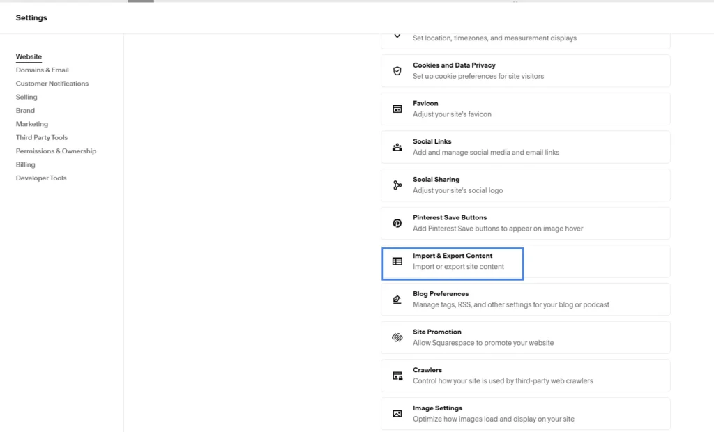 importing content from Squarespace to WordPress guide